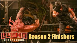 Lucha Underground Season 2 Finishers