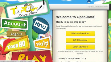 How to download toontown rewritten for linux, osx and windows