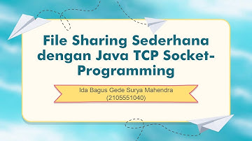 File Sharing sederhana menggunakan Java TCP Socket Programing