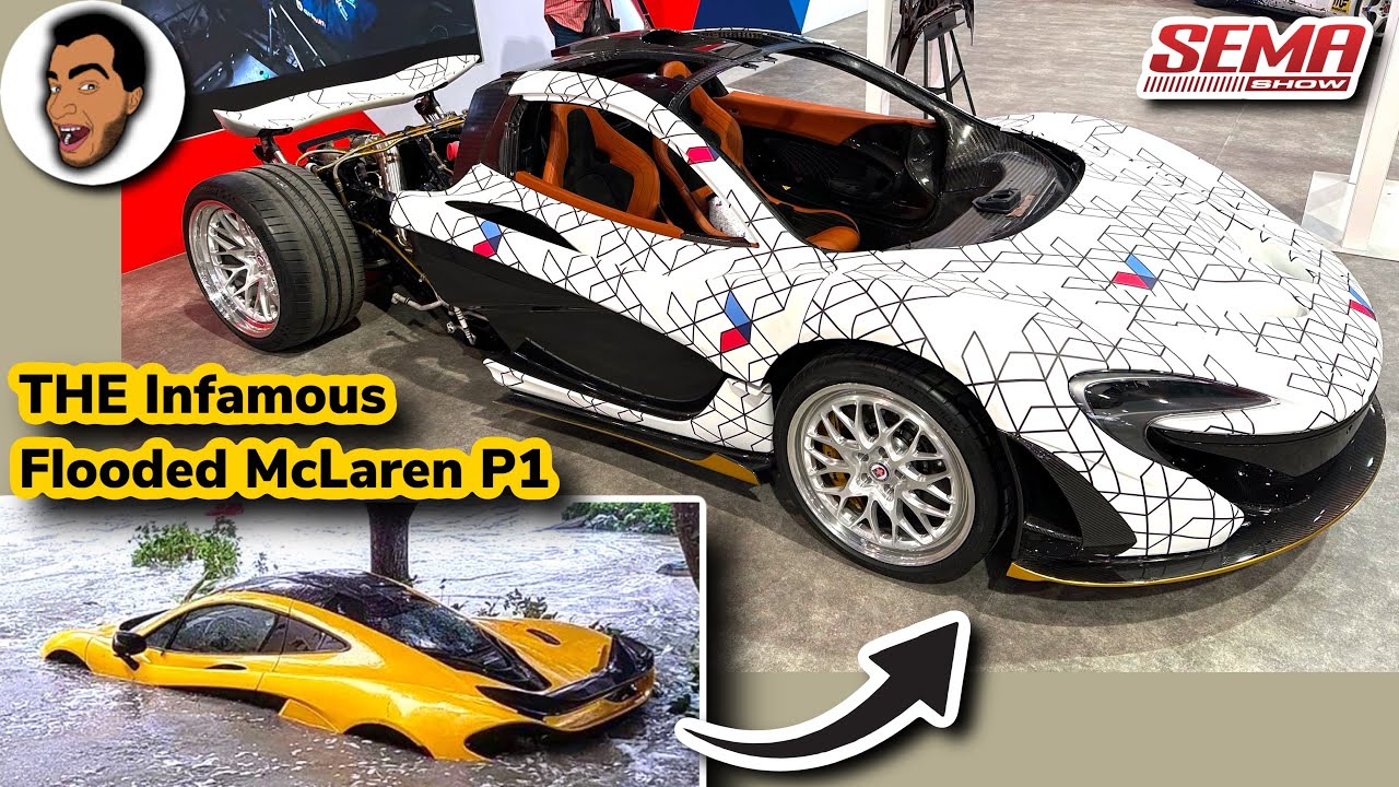 The Flood Damage McLaren P1 at Sema 2023 YouTube