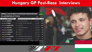 🎤2023 Hungarian GP Post-Race Interviews: Emotions and Insights Unveiled