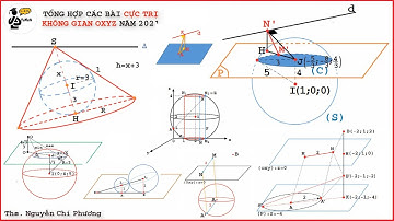 Full Bài tập Cực trị không gian Oxyz đã giảng trên kênh Yumath TV năm 2021 | Toán 12