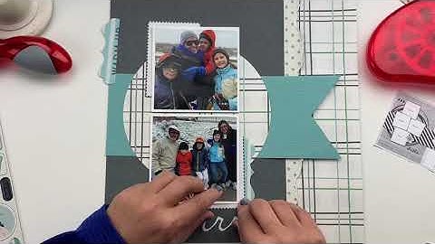 Scrapbook Process Video with Christine - January FOTM/Carta Bella