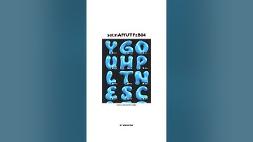 3d Glossy Fonts for edits | Canva app (check pinned)