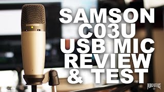 In today's video, i review idubbbz' mic, the samson c03u; a
multi-pattern usb microphone that is an excellent budget option if you
plan on needing multiple d...