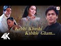 Kabhi Khushi Kabhie Gham - Title Track | Shah Rukh Khan | Lata Mangeshkar | 4K Video