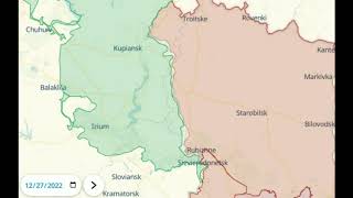 Ukraine Frontline Changes on the Map October 2022 Till Now, July 2023