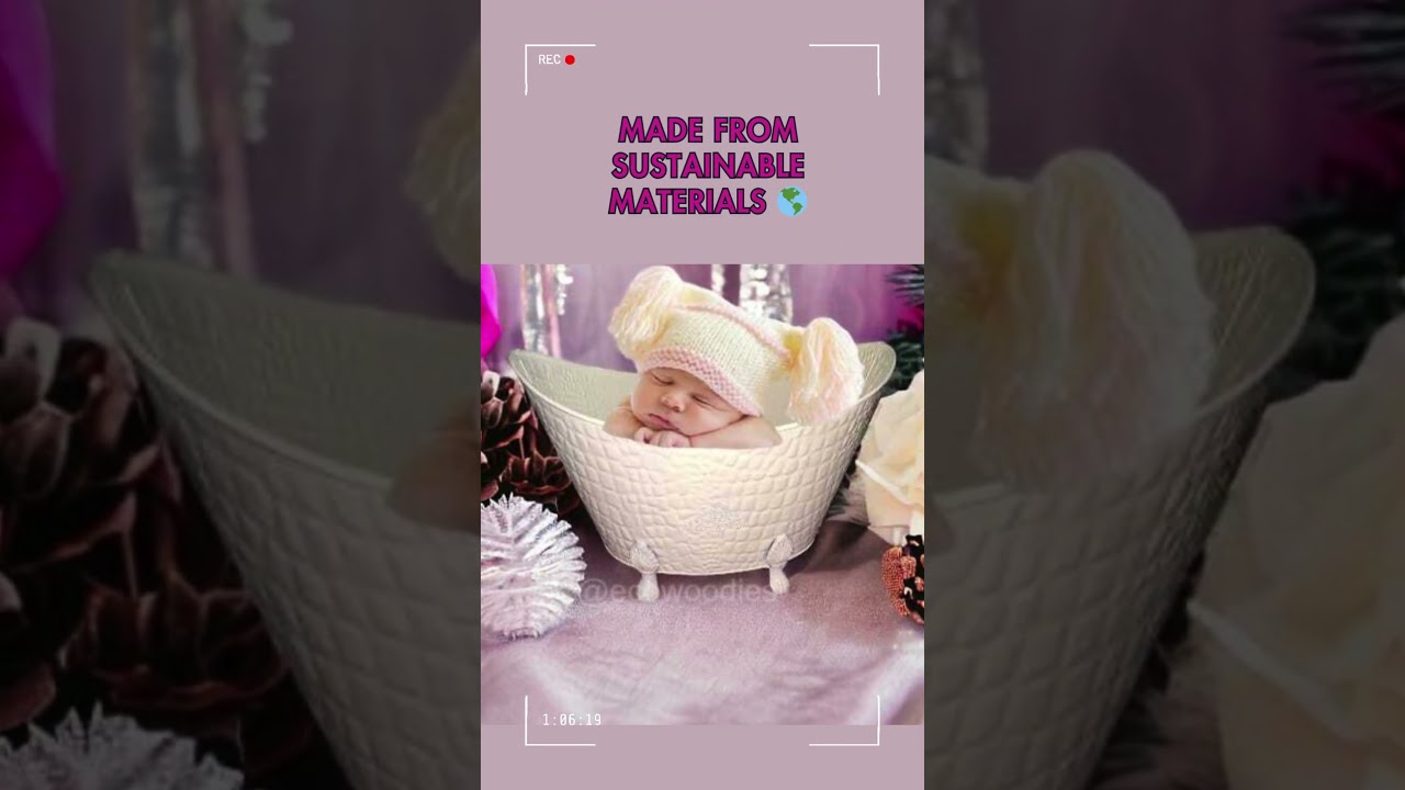 EcoMetal Elegance: Handmade Newborn Photography Bath Tubs | Indian Artisan Crafted  