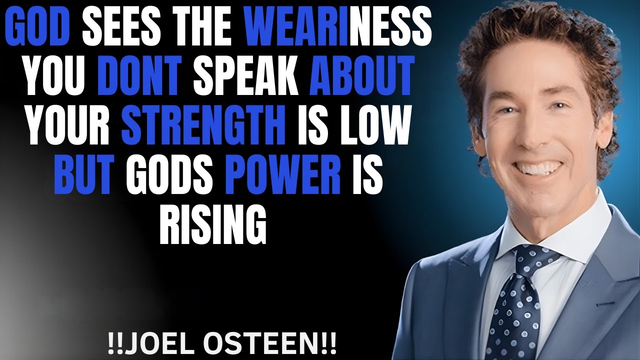 God Sees the Weariness You Dont Speak About __ Your Strength Is Low but Gods Power Is Rising __