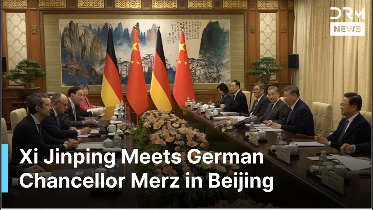 Chinese President Xi Holds Crucial Talks on Trade and Global Tensions With Germany's Merz | AC1G