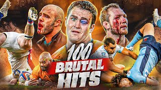 Brutal Bone Crushing Rugby Hits | The Hardest Tackles, Bump Offs \& Collisions You'll Ever See