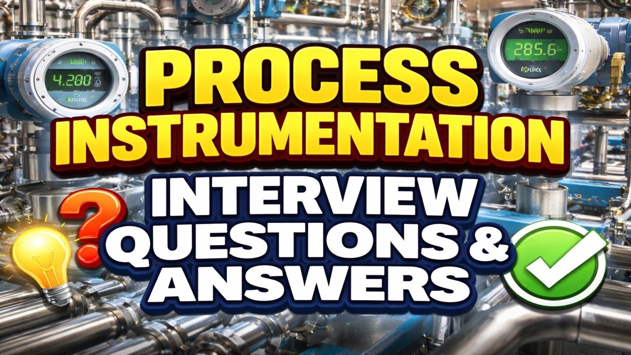 Process Instrumentation interview questions and answers - YouTube