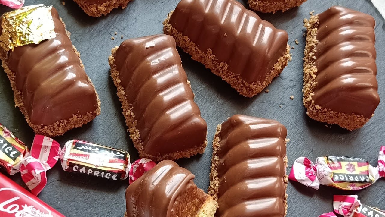 لوحة فنية لامعة 🇩🇿 حلوى الكابريس مع سر لمعان الشوكولاته 🌟