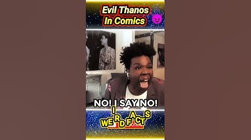 Evil Thanos In Comics... | #marvel #dc #marvelvsdc #shorts #short