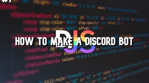 Create Your Own Discord Bot | Discord.JS V13 Series | #1 | Free Source-Code