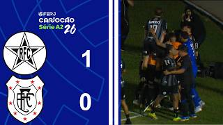 CARIOCA SÉRIE A2 - FINAL - JOGO DE IDA - RESENDE 1X0 AMERICANO