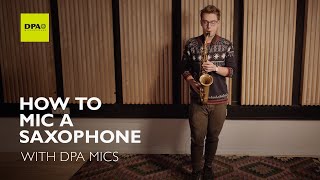 DPA d:vote 4099S micro saxophone, support, adaptateur, câble incl.