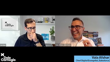 "The world does not owe you a thing." - Vala Afshar, Chief Digital Evangelist at SalesForce