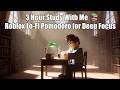 3 Hour Study With Me 📚 Roblox Lo-Fi Pomodoro for Deep Focus