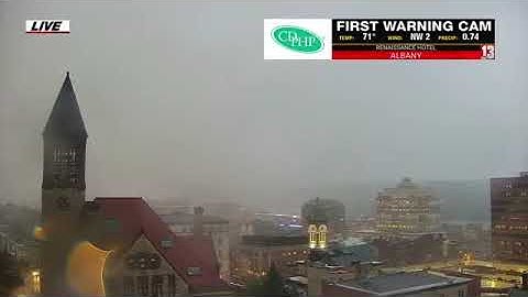 Severe thunderstorm in Albany - Sep. 8, 2023