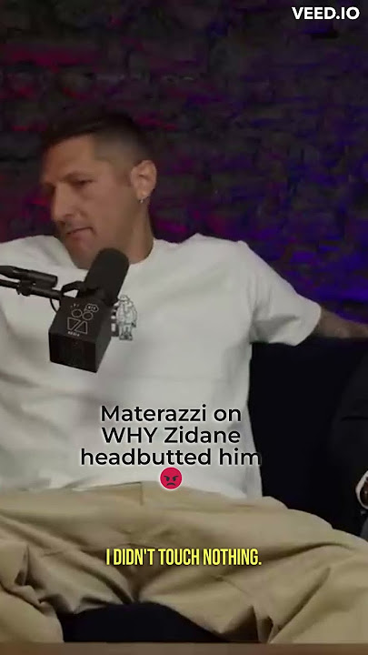 Materazzi TRUTH about Zidane!
