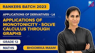 Applications Of Monotonicity - Applications of Derivatives Class 12 Maths Concepts+Ques | JEE 2023