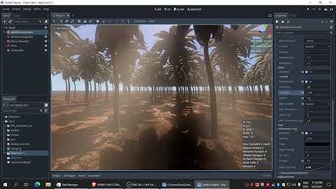Godot 4 WIP TEST OF SDFGI AND VOLUMETRIC FOG