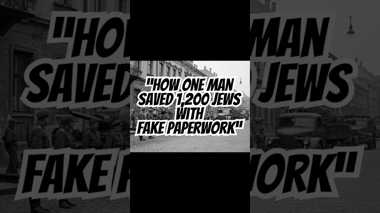 "How One Man Saved 1,200 Jews with Fake Paperwork"  
