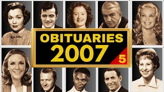 Famous HOLLYWOOD Stars Who DIED in 2007 (AUG-OCT)