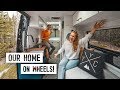 Best Van Life Conversion EVER! - Off Grid Camper Van Tour & Road Trip to Banff, Canada 🇨🇦