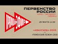 «Авангард»-2005 – «Тюменский Легион»-2005. 25.03.2021