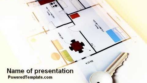 Apartment PowerPoint Template by PoweredTemplate.com