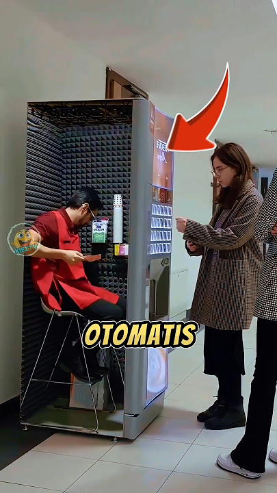 ternyata ini rahasia dibalik mesin otomatis 🤣