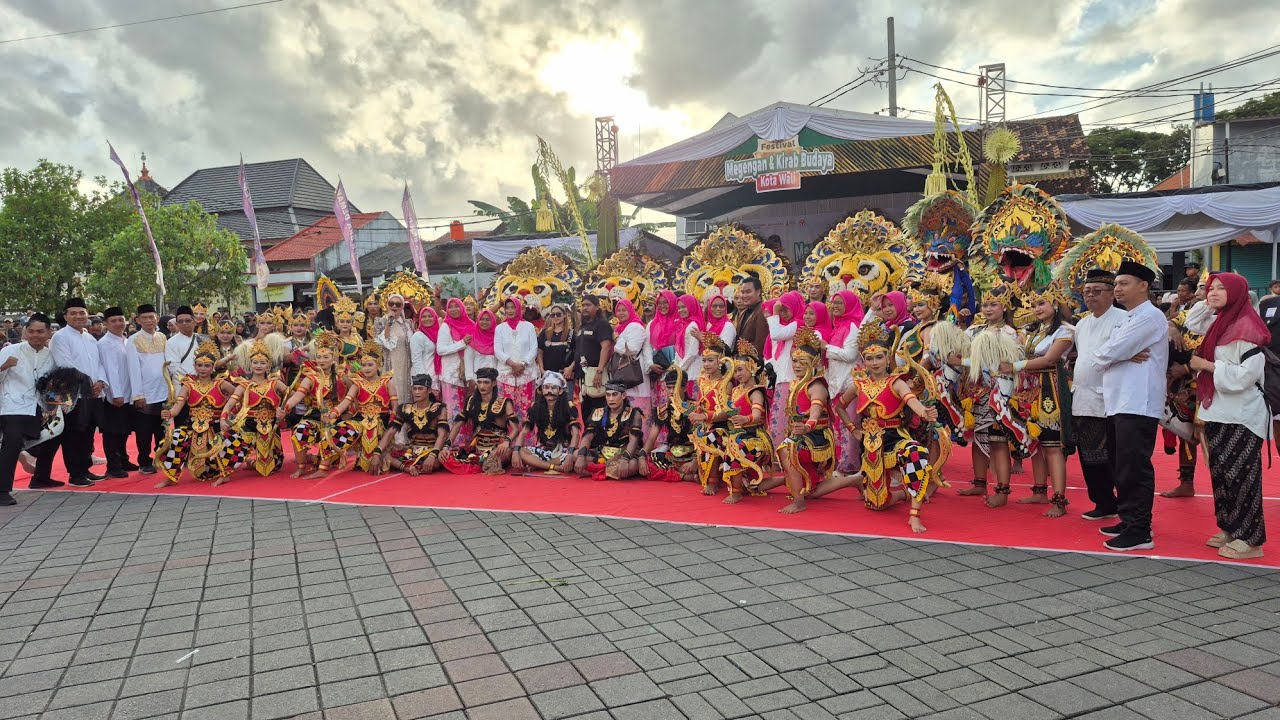 Barongan kusumo joyo 2026 di alun alun demak