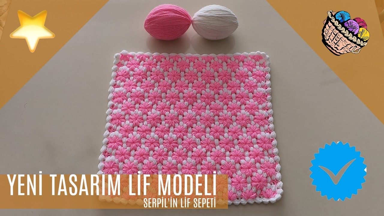 Yeni Model✅️Sade ve zarif Severler✅️Kolay kare lif modeli ve yapılışı