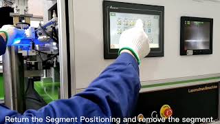 8 . Checking the automatic conditions - Diamond core drilling laser welding machine