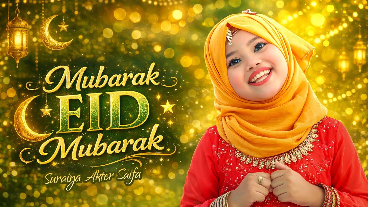 Mubarak Eid Mubarak - Suraiya Akter Saifa | Eid Special Song 2026 | Eid Mubarak