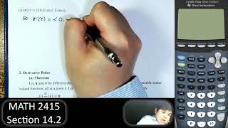 Calculus 3 - Module 1 - Section 14.2