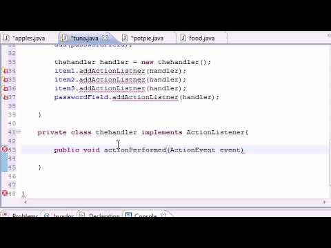 Java Programming Tutorial   53   ActionListner