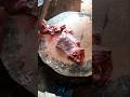Skills mutton Cutting #muttonrecepi #goatmeat #streetfood #muttonfry