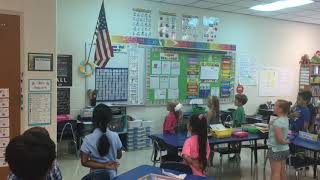 Rutland Elementary 1st Grade Class Reciting Pledge of Allegiance