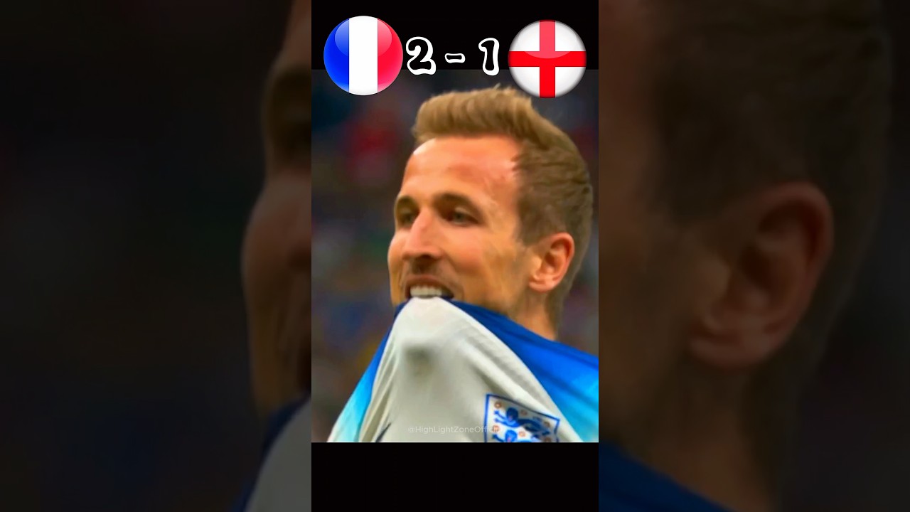 England vs France 🔥🥹 World Cup 2022 #football #highlights #shorts