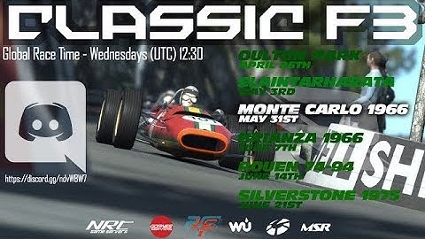 HIGHLIGHTS | rFactor 2 | F3 Classic Series | Round 3 | 1966 Monte Carlo