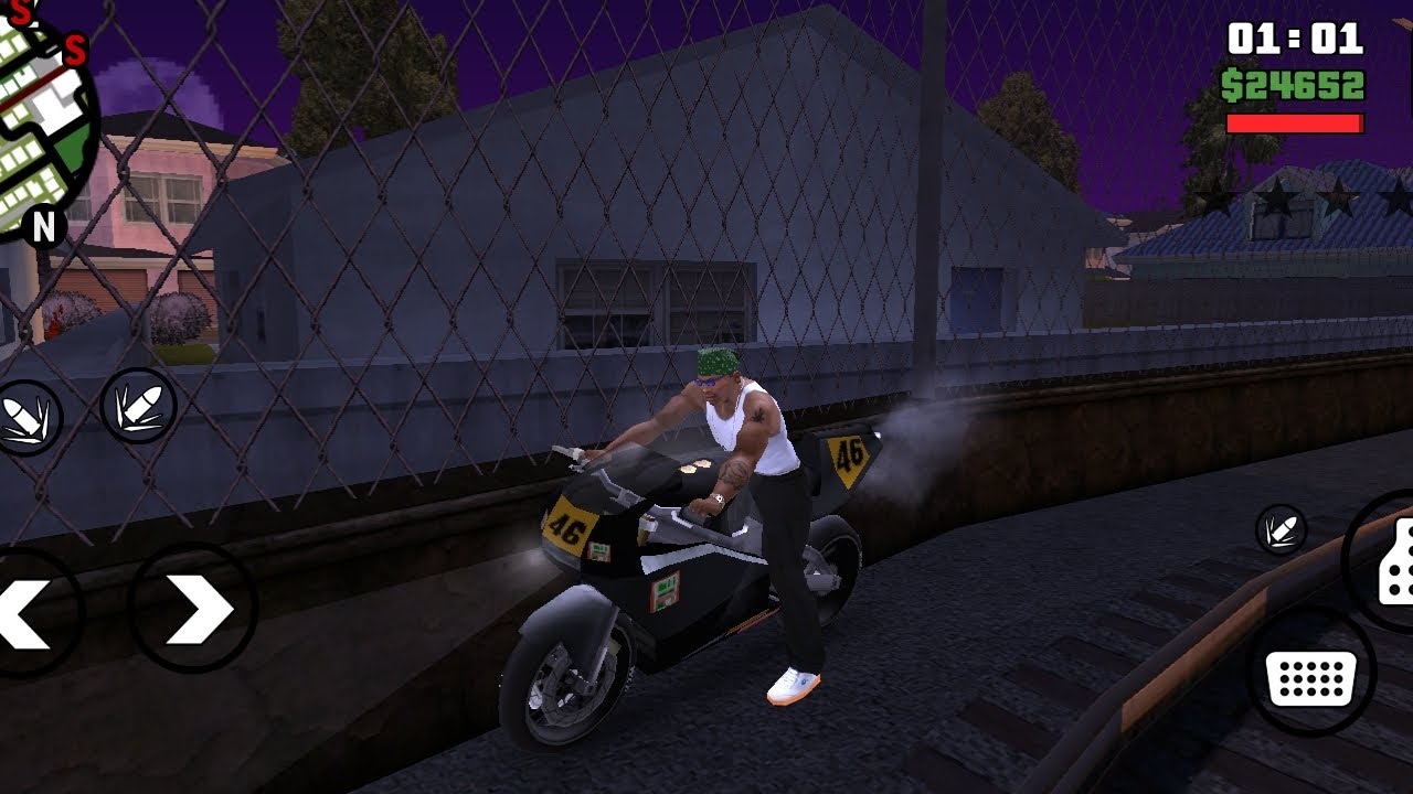 Grand Thief Auto San Andreas mobile gameplay || open world gaming mobile 🌎