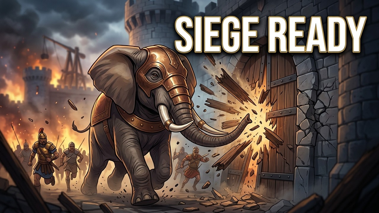 War Elephant Limitations in Siege Warfare