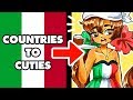 ☆ DRAWING COUNTRIES AS CUTE GIRLS ☆