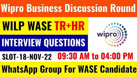 Wipro Wilp Business Discussion Round Interview | Today Interview Experience