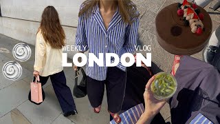 LONDON WEEKLY VLOG | New Purchases, London in the Sun & Book Update