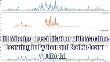 Fill Missing Precipitation Data with Machine Learning in Python and Scikit-Learn - Tutorial