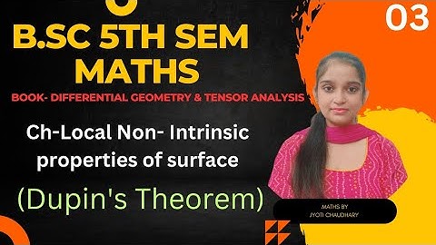 B.SC 5th sem Maths || Dupin